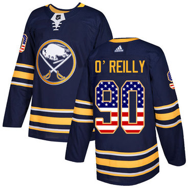 Adidas Sabres #90 Ryan O'Reilly Navy Blue Home Authentic USA Flag Youth Stitched NHL Jersey Adidas Sabres #90 Ryan O'Reilly Navy Blue Home Authentic USA Flag Youth Stitched NHL Jersey