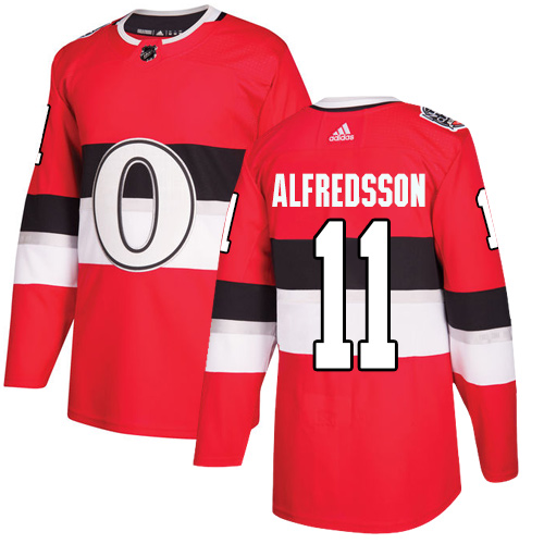 Adidas Senators #11 Daniel Alfredsson Red Authentic 2017 100 Classic Stitched NHL Jersey Adidas Senators #11 Daniel Alfredsson Red Authentic 2017 100 Classic Stitched NHL Jersey