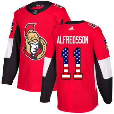 Adidas Senators #11 Daniel Alfredsson Red Home Authentic USA Flag Stitched Youth NHL Jersey Adidas Senators #11 Daniel Alfredsson Red Home Authentic USA Flag Stitched Youth NHL Jersey