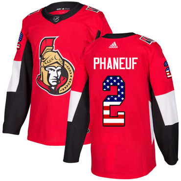 Adidas Senators #2 Dion Phaneuf Red Home Authentic USA Flag Stitched Youth NHL Jersey Adidas Senators #2 Dion Phaneuf Red Home Authentic USA Flag Stitched Youth NHL Jersey