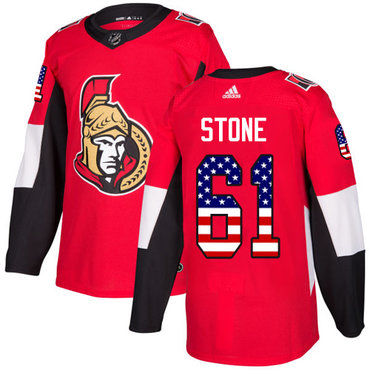 Adidas Senators #61 Mark Stone Red Home Authentic USA Flag Stitched Youth NHL Jersey Adidas Senators #61 Mark Stone Red Home Authentic USA Flag Stitched Youth NHL Jersey