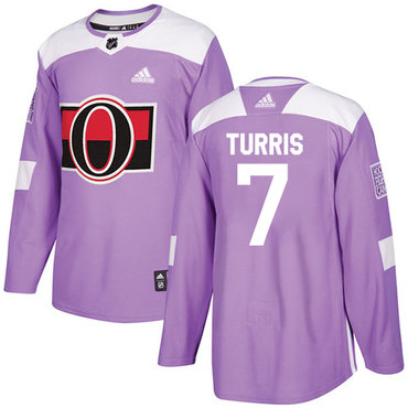 Adidas Senators #7 Kyle Turris Purple Authentic Fights Cancer Stitched Youth NHL Jersey Adidas Senators #7 Kyle Turris Purple Authentic Fights Cancer Stitched Youth NHL Jersey