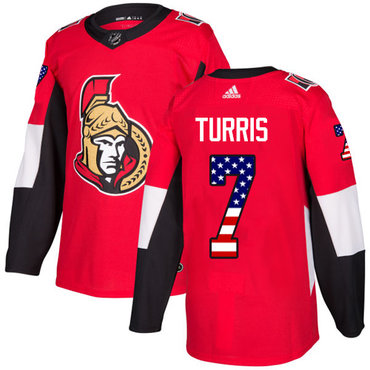 Adidas Senators #7 Kyle Turris Red Home Authentic USA Flag Stitched Youth NHL Jersey Adidas Senators #7 Kyle Turris Red Home Authentic USA Flag Stitched Youth NHL Jersey