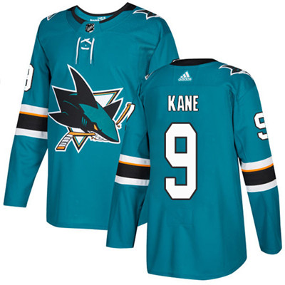 Adidas Sharks #9 Evander Kane Teal Home Authentic Stitched Youth NHL Jersey Adidas Sharks #9 Evander Kane Teal Home Authentic Stitched Youth NHL Jersey