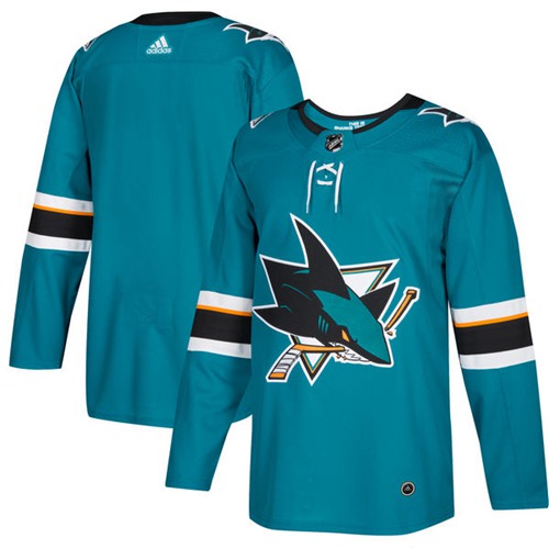 Adidas Sharks Blank Teal Home Authentic Stitched NHL Jersey Adidas Sharks Blank Teal Home Authentic Stitched NHL Jersey