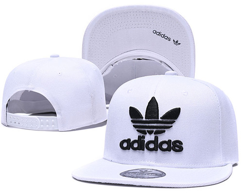 Adidas Snapback Hat White--  -SG