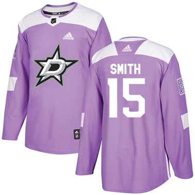 Adidas Stars #15 Bobby Smith Purple Authentic Fights Cancer Stitched NHL Jersey Adidas Stars #15 Bobby Smith Purple Authentic Fights Cancer Stitched NHL Jersey