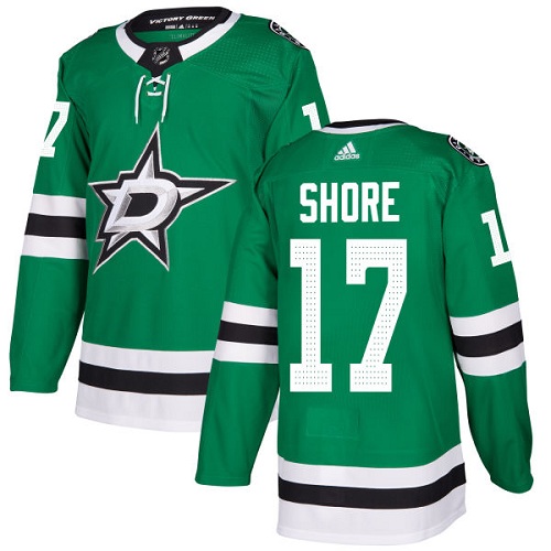 Adidas Stars #17 Devin Shore Green Home Authentic Youth Stitched NHL Jersey Adidas Stars #17 Devin Shore Green Home Authentic Youth Stitched NHL Jersey