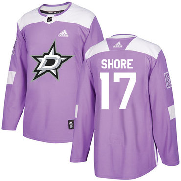 Adidas Stars #17 Devin Shore Purple Authentic Fights Cancer Youth Stitched NHL Jersey Adidas Stars #17 Devin Shore Purple Authentic Fights Cancer Youth Stitched NHL Jersey