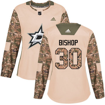 Adidas Stars #30 Ben Bishop Camo Authentic 2017 Veterans Day Women's Stitched NHL Jersey Adidas Stars #30 Ben Bishop Camo Authentic 2017 Veterans Day Women's Stitched NHL Jersey