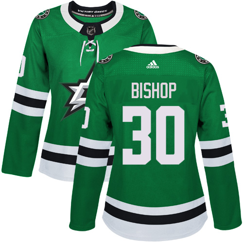 Adidas Stars #30 Ben Bishop Green Home Authentic Women's Stitched NHL Jersey Adidas Stars #30 Ben Bishop Green Home Authentic Women's Stitched NHL Jersey