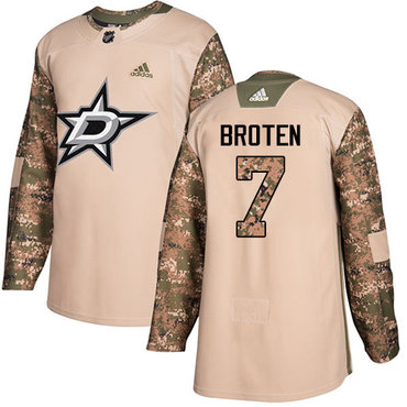 Adidas Stars #7 Neal Broten Camo Authentic 2017 Veterans Day Stitched NHL Jersey Adidas Stars #7 Neal Broten Camo Authentic 2017 Veterans Day Stitched NHL Jersey