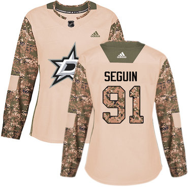 Adidas Stars #91 Tyler Seguin Camo Authentic 2017 Veterans Day Women's Stitched NHL Jersey Adidas Stars #91 Tyler Seguin Camo Authentic 2017 Veterans Day Women's Stitched NHL Jersey