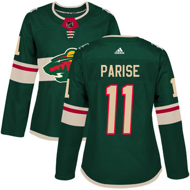 Adidas Wild #11 Zach Parise Green Home Authentic Women's Stitched NHL Jersey Adidas Wild #11 Zach Parise Green Home Authentic Women's Stitched NHL Jersey