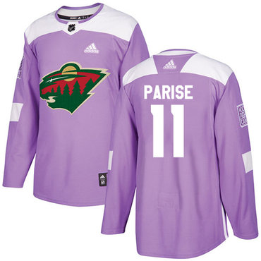 Adidas Wild #11 Zach Parise Purple Authentic Fights Cancer Stitched Youth NHL Jersey Adidas Wild #11 Zach Parise Purple Authentic Fights Cancer Stitched Youth NHL Jersey
