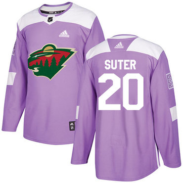 Adidas Wild #20 Ryan Suter Purple Authentic Fights Cancer Stitched Youth NHL Jersey Adidas Wild #20 Ryan Suter Purple Authentic Fights Cancer Stitched Youth NHL Jersey