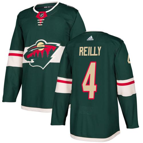 Adidas Wild #4 Mike Reilly Green Home Authentic Stitched Youth NHL Jersey Adidas Wild #4 Mike Reilly Green Home Authentic Stitched Youth NHL Jersey