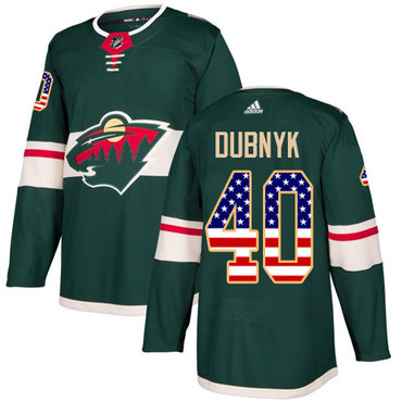 Adidas Wild #40 Devan Dubnyk Green Home Authentic USA Flag Stitched Youth NHL Jersey Adidas Wild #40 Devan Dubnyk Green Home Authentic USA Flag Stitched Youth NHL Jersey