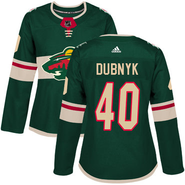 Adidas Wild #40 Devan Dubnyk Green Home Authentic Women's Stitched NHL Jersey Adidas Wild #40 Devan Dubnyk Green Home Authentic Women's Stitched NHL Jersey