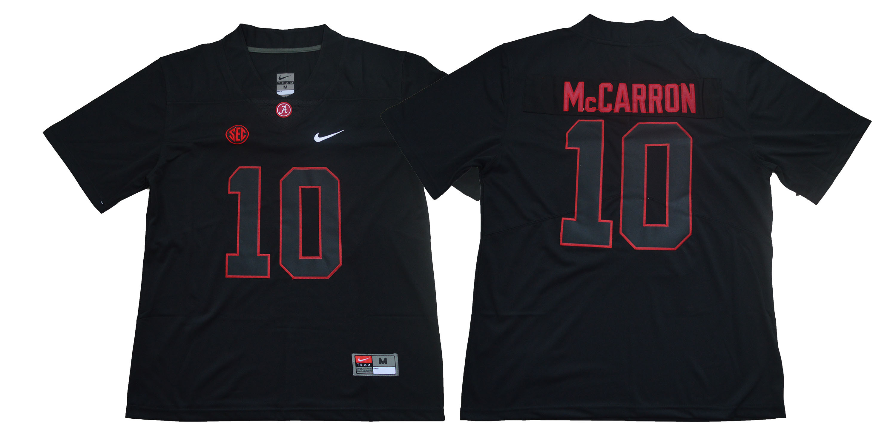 Alabama Crimson Tide 10 A.J. McCarron Black Shadow Nike College Football Jersey Alabama Crimson Tide 10 A.J. McCarron Black Shadow Nike College Football Jersey