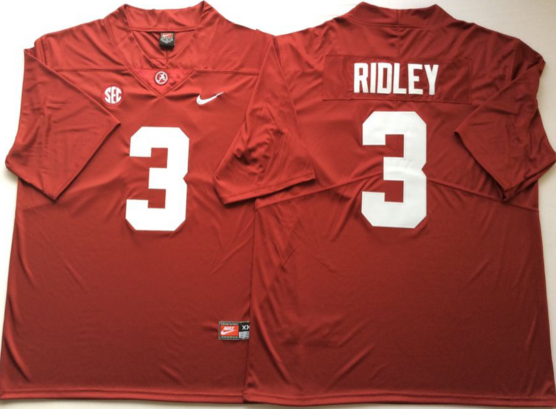 Alabama Crimson Tide 3 Calvin Ridley Red Nike College Football Jersey Alabama Crimson Tide 3 Calvin Ridley Red Nike College Football Jersey