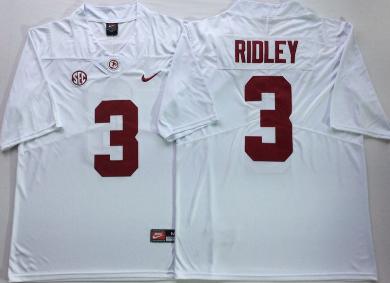 Alabama Crimson Tide 3 Calvin Ridley White Nike College Football Jersey Alabama Crimson Tide 3 Calvin Ridley White Nike College Football Jersey