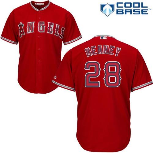 Angels #28 Andrew Heaney Red Cool Base Stitched Youth MLB Jersey Angels #28 Andrew Heaney Red Cool Base Stitched Youth MLB Jersey