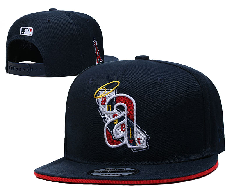 Angels Navy Snapback Hat--YD