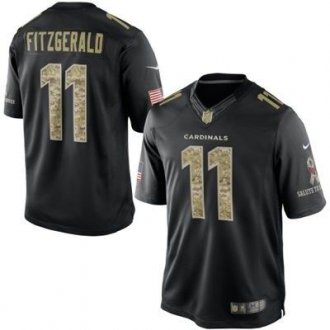 Arizona Cardinals #11 Larry Fitzgerald Nike Black Salute To Service Jersey Arizona Cardinals #11 Larry Fitzgerald Nike Black Salute To Service Jersey