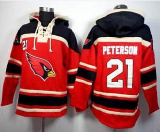 Arizona Cardinals #21 Patrick Peterson Red Sawyer Hooded Sweatshirt NFL Hoodie Arizona Cardinals #21 Patrick Peterson Red Sawyer Hooded Sweatshirt NFL Hoodie
