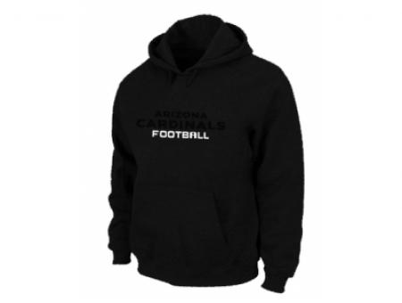 Arizona Cardinals Authentic font Pullover Hoodie Black