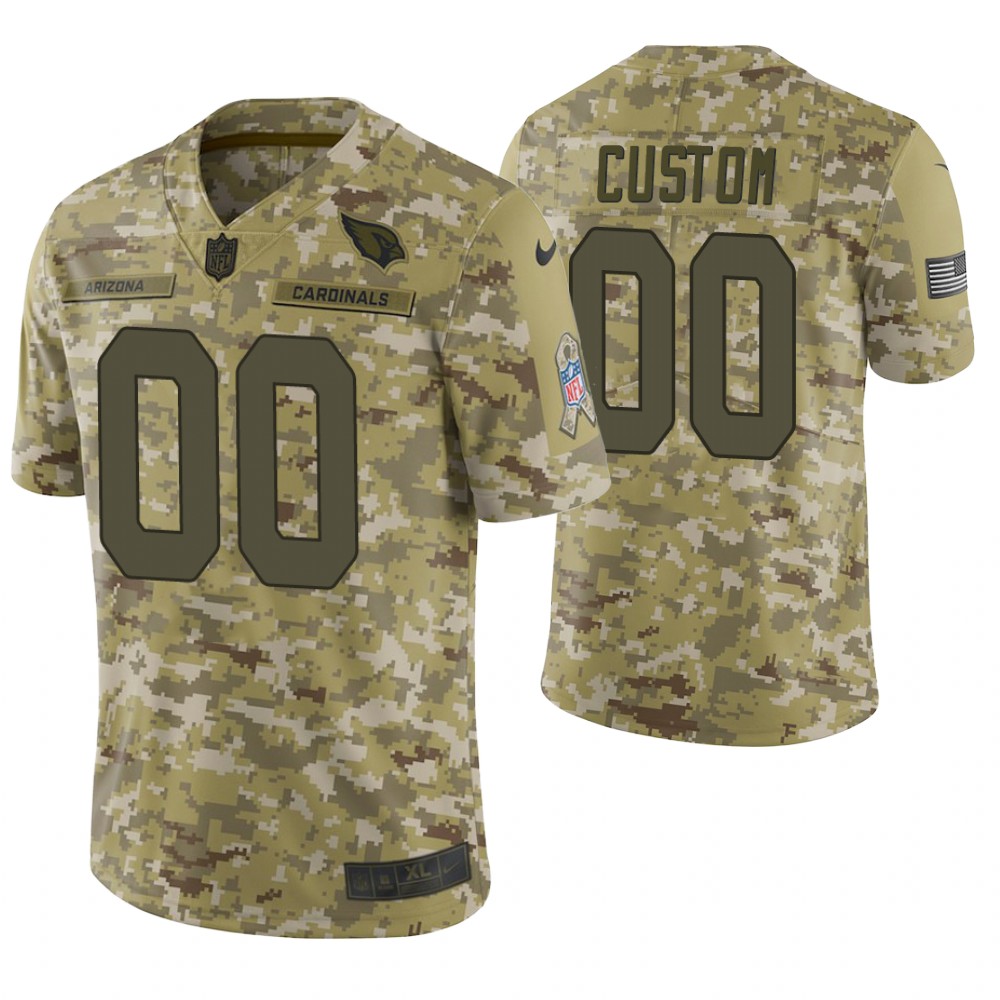 Arizona Cardinals Custom Camo 2018 Salute to Service Limited Jersey Arizona Cardinals Custom Camo 2018 Salute to Service Limited Jersey