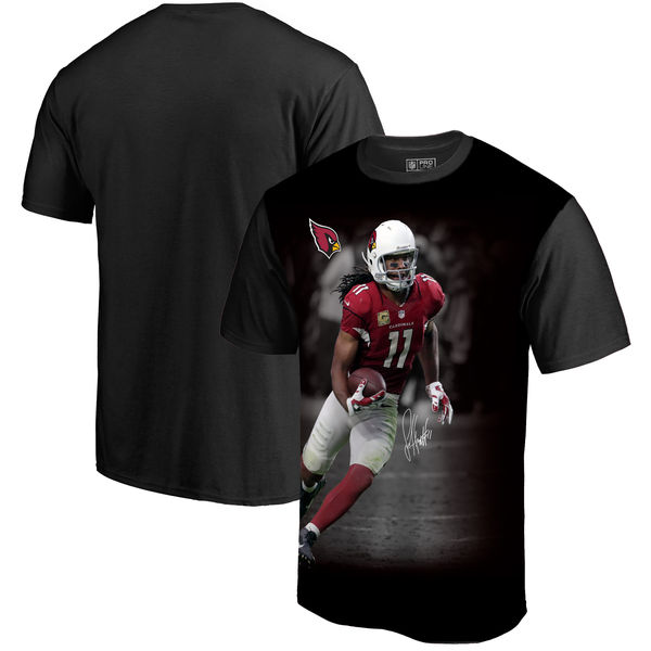 Arizona Cardinals Larry Fitzgerald NFL Pro Line By Fanatics Branded NFL Player Sublimated Graphic T Shirt Black Arizona Cardinals Larry Fitzgerald NFL Pro Line By Fanatics Branded NFL Player Sublimated Graphic T Shirt Black