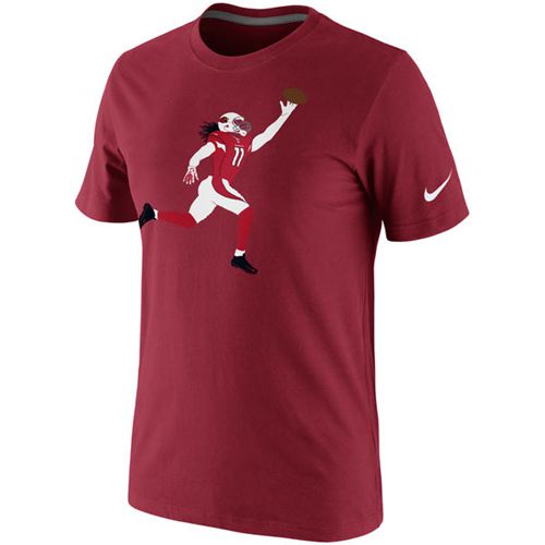 Arizona Cardinals Larry Fitzgerald Nike Silhouette T-Shirt Red