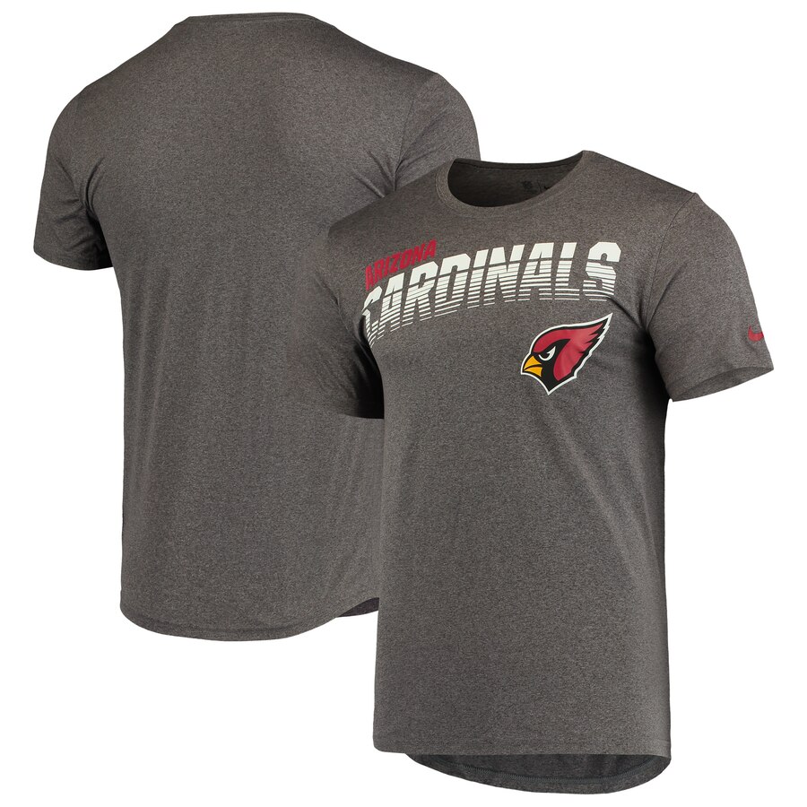 Arizona Cardinals Nike Sideline Line Of Scrimmage Legend Performance T-Shirt Heathered Gray Arizona Cardinals Nike Sideline Line Of Scrimmage Legend Performance T-Shirt Heathered Gray