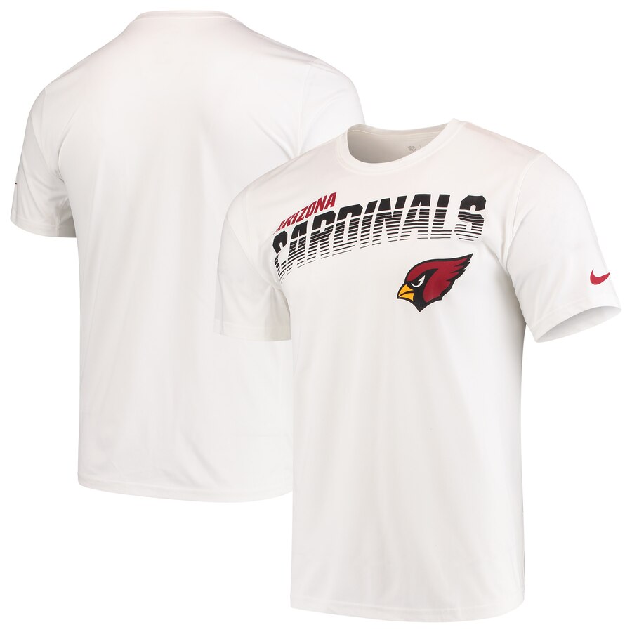 Arizona Cardinals Nike Sideline Line Of Scrimmage Legend Performance T-Shirt White Arizona Cardinals Nike Sideline Line Of Scrimmage Legend Performance T-Shirt White
