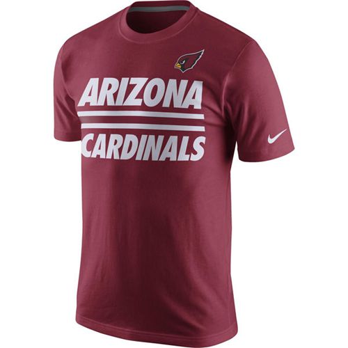 Arizona Cardinals Nike Team Stripe T-Shirt Red