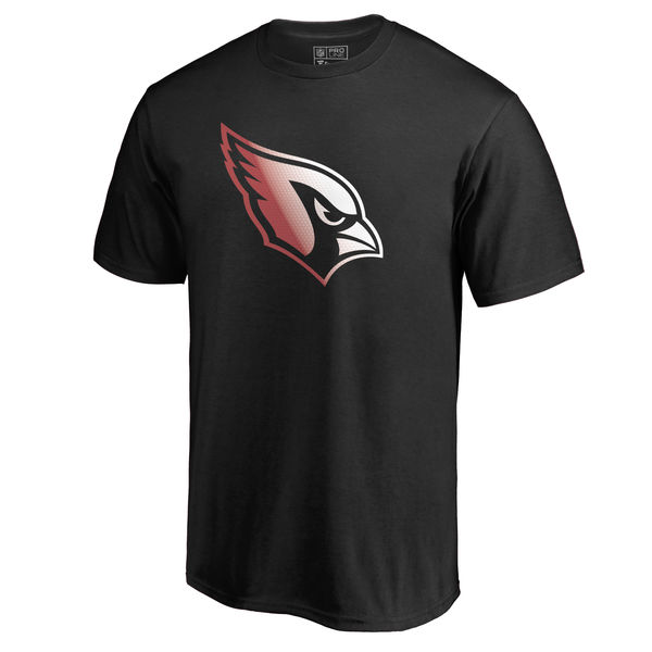 Arizona Cardinals Pro Line By Fanatics Branded Black Big & Tall Gradient Logo T-Shirt