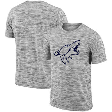 Arizona Coyotes 2018 Heathered Black Sideline Legend Velocity Travel Performance T-Shirt Arizona Coyotes 2018 Heathered Black Sideline Legend Velocity Travel Performance T-Shirt