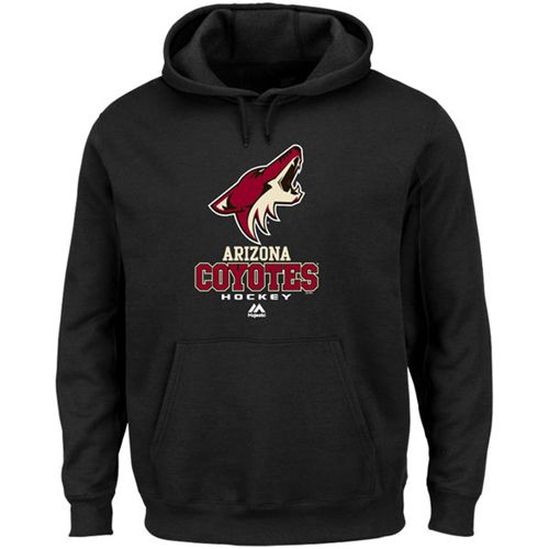 Arizona Coyotes Majestic Critical Victory VIII Fleece Hoodie Black Arizona Coyotes Majestic Critical Victory VIII Fleece Hoodie Black