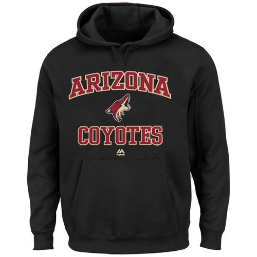 Arizona Coyotes Majestic Heart & Soul Hoodie Black Arizona Coyotes Majestic Heart & Soul Hoodie Black