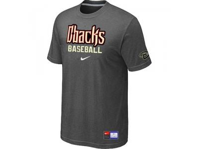 Arizona Diamondbacks Crimson D.Grey NEW Short Sleeve Practice T-Shirt Arizona Diamondbacks Crimson D.Grey NEW Short Sleeve Practice T-Shirt