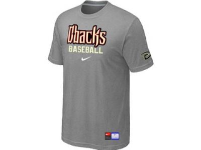 Arizona Diamondbacks Crimson L.Grey NEW Short Sleeve Practice T-Shirt Arizona Diamondbacks Crimson L.Grey NEW Short Sleeve Practice T-Shirt