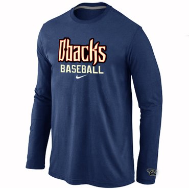 Arizona Diamondbacks Crimson Long Sleeve T-Shirt D.Blue Arizona Diamondbacks Crimson Long Sleeve T-Shirt D.Blue