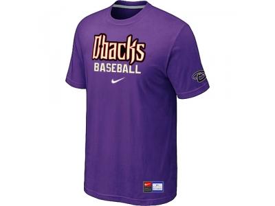 Arizona Diamondbacks Crimson Purple NEW Short Sleeve Practice T-Shirt Arizona Diamondbacks Crimson Purple NEW Short Sleeve Practice T-Shirt