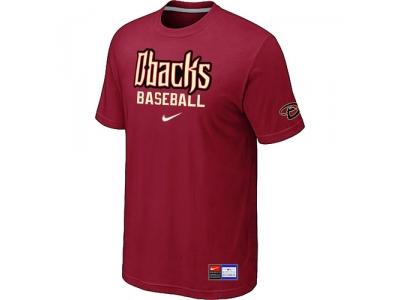 Arizona Diamondbacks Crimson Red NEW Short Sleeve Practice T-Shirt Arizona Diamondbacks Crimson Red NEW Short Sleeve Practice T-Shirt