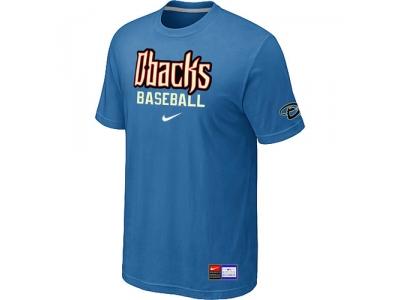 Arizona Diamondbacks Crimson light Blue NEW Short Sleeve Practice T-Shirt Arizona Diamondbacks Crimson light Blue NEW Short Sleeve Practice T-Shirt