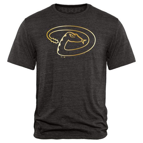 Arizona Diamondbacks Fanatics Apparel Gold Collection Tri-Blend T-Shirt Black Arizona Diamondbacks Fanatics Apparel Gold Collection Tri-Blend T-Shirt Black