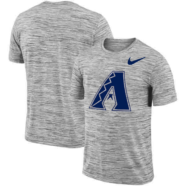 Arizona Diamondbacks Nike Heathered Black Sideline Legend Velocity Travel Performance T-Shirt Arizona Diamondbacks Nike Heathered Black Sideline Legend Velocity Travel Performance T-Shirt