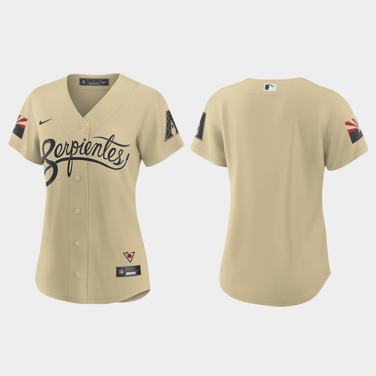 Arizona Diamondbacks Women's Nike 2021 City Connect MLB Jersey Gold Arizona Diamondbacks Women's Nike 2021 City Connect MLB Jersey Gold